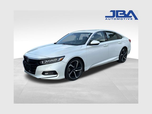 Platinum White Pearl 2019 Honda Accord 1.5T Sport FWD Sedan Front-Wheel Drive Continuously Variable Transmission