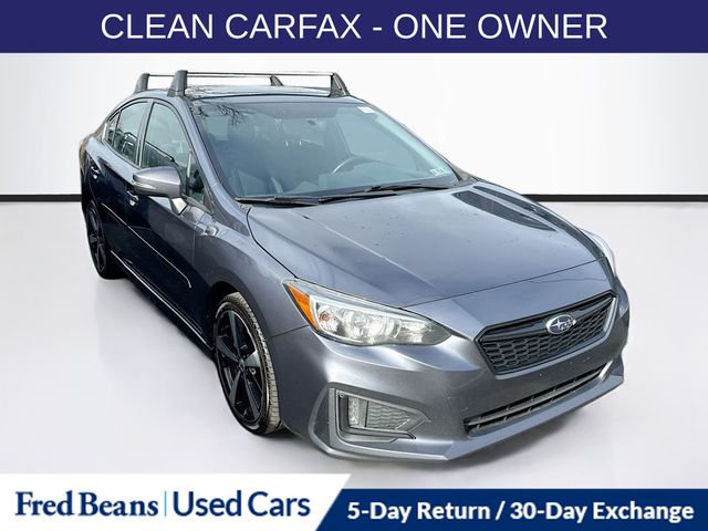 Carbide Gray Metallic 2017 Subaru Impreza 2.0i Sport Sedan All-Wheel Drive 5-Speed Manual