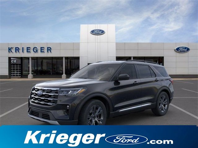 Agate Black Metallic 2025 Ford Explorer Active AWD SUV / Crossover All-Wheel Drive Automatic