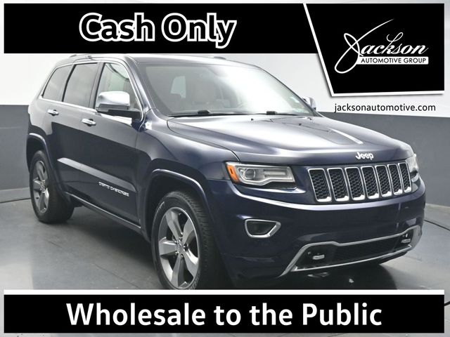 True Blue Pearlcoat 2014 Jeep Grand Cherokee Overland SUV / Crossover 4X2 8-Speed Automatic