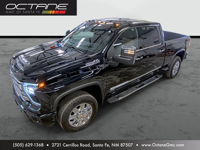 Black 2024 Chevrolet Silverado 3500HD High Country Crew Cab 4WD Pickup Truck Four-Wheel Drive Automatic