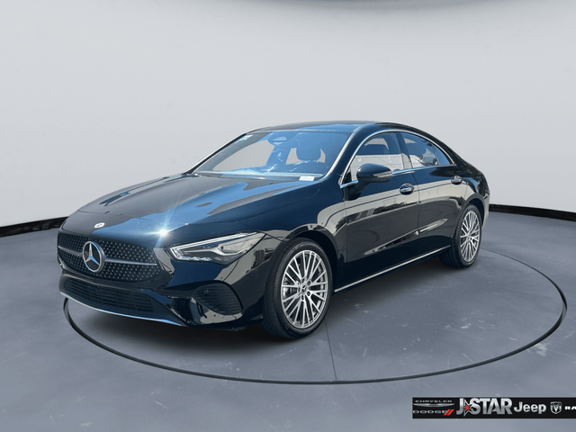 Night Black 2025 Mercedes-Benz CLA Coupe Front-Wheel Drive 8-Speed Dual Clutch