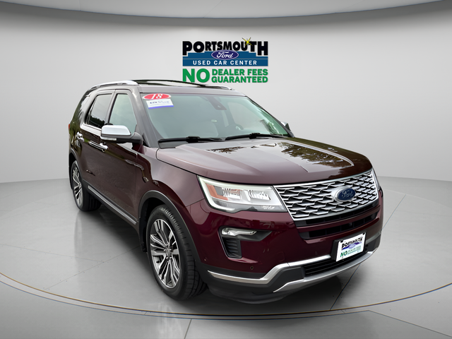 Red Metallic 2018 Ford Explorer SUV / Crossover All-Wheel Drive 6-Speed Automatic