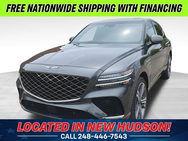 Makalu Gray 2025 Genesis GV80 Coupe 3.5T E-SC AWD Coupe All-Wheel Drive 8-Speed Automatic