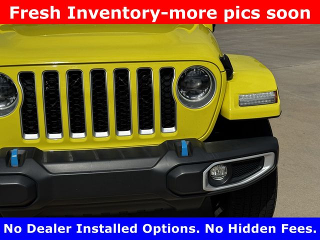 2023 Jeep Wrangler Sahara 4xe Yellow at Big Star Chrysler Jeep Dodge Ram 