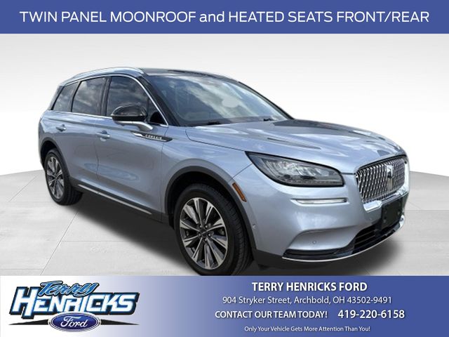 Elite Blue Metallic Clearcoat 2022 Lincoln Corsair SUV / Crossover All-Wheel Drive 8-Speed Automatic