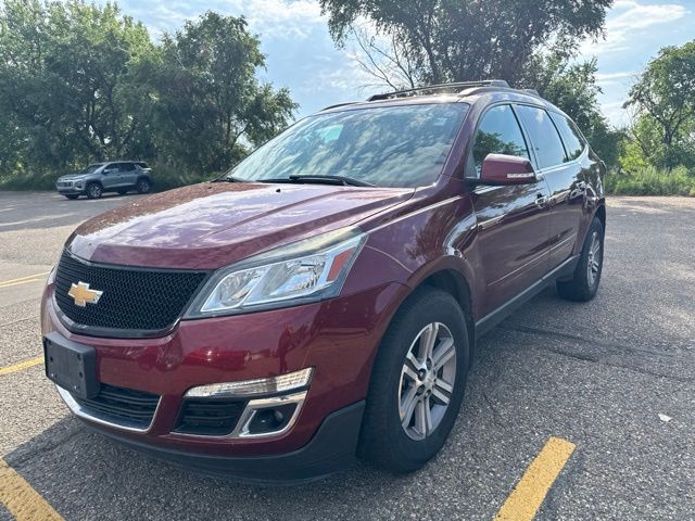 2016 Siren Red Tintcoat Chevrolet Traverse LT AWD SUV
