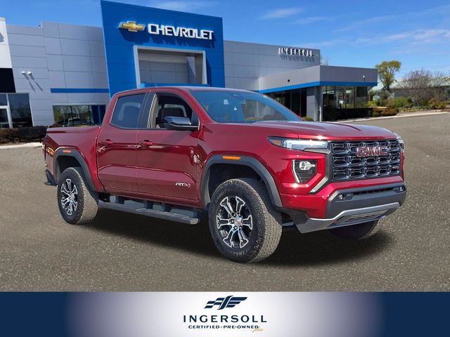 Volcanic Red Tintcoat 2024 GMC Canyon Pickup Truck Four-Wheel Drive 8-Speed Automatic