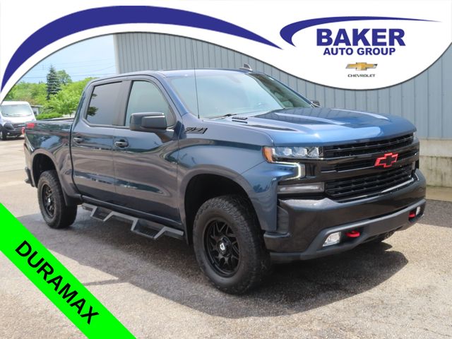 Northsky Blue Metallic 2022 Chevrolet Silverado 1500 Pickup Truck Four-Wheel Drive Automatic