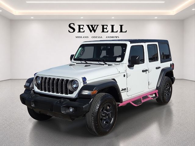 Bright White Clearcoat 2024 Jeep Wrangler SUV / Crossover Four-Wheel Drive 8-Speed Automatic