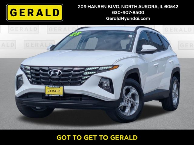 Serenity White Pearl 2023 Hyundai Tucson SUV / Crossover All-Wheel Drive 8-Speed Automatic