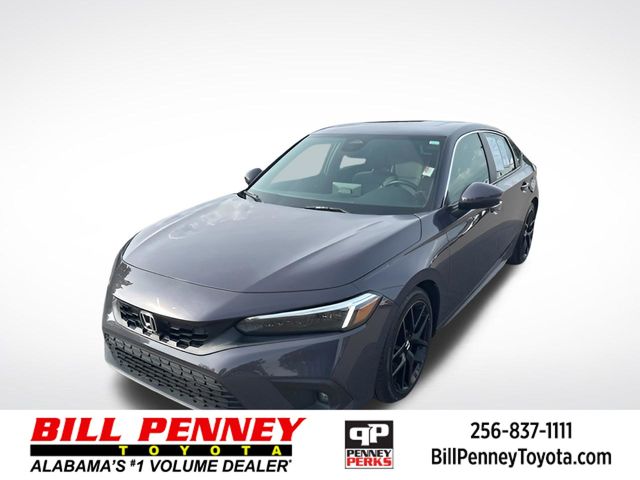 Diamond Black 2022 Honda Civic Hatchback Sport Touring FWD Hatchback Front-Wheel Drive Continuously Variable Transmission