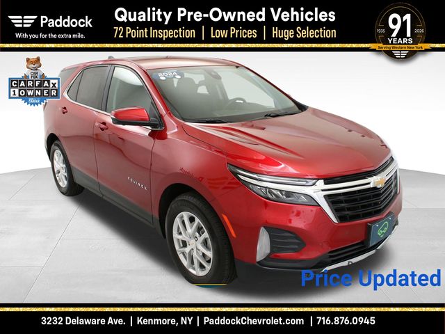 Radiant Red Tintcoat 2024 Chevrolet Equinox SUV / Crossover Front-Wheel Drive 6-Speed Automatic Overdrive