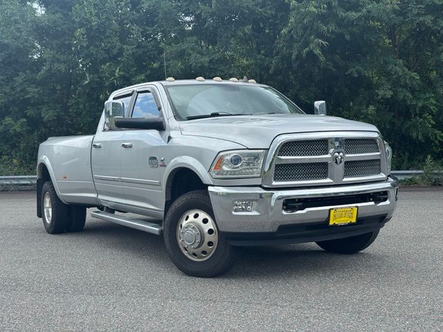 Bright Silver Clearcoat Metallic 2015 RAM 3500 Pickup Truck Four-Wheel Drive 6-Speed Automatic