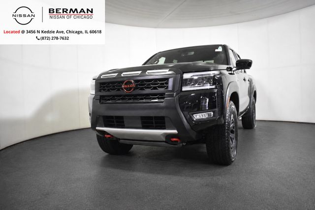 Super Black 2025 Nissan Frontier Pickup Truck Four-Wheel Drive 9-Speed Automatic Overdrive