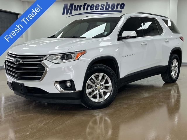 Summit White 2019 Chevrolet Traverse LT Cloth FWD SUV / Crossover Front-Wheel Drive 9-Speed Automatic