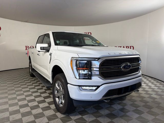 White Metallic 2021 Ford F-150 Pickup Truck Four-Wheel Drive Automatic