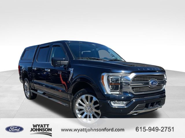 Blue Metallic 2021 Ford F-150 Limited SuperCrew 4WD Pickup Truck Four-Wheel Drive Automatic