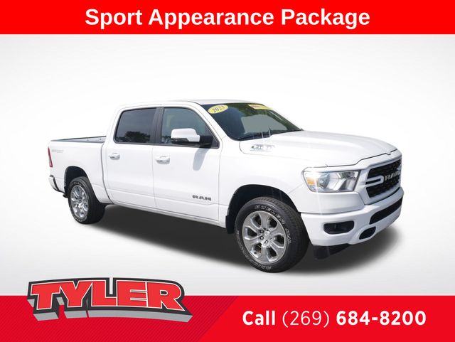 Bright White Clearcoat 2023 RAM 1500 Pickup Truck Four-Wheel Drive 8-Speed Automatic