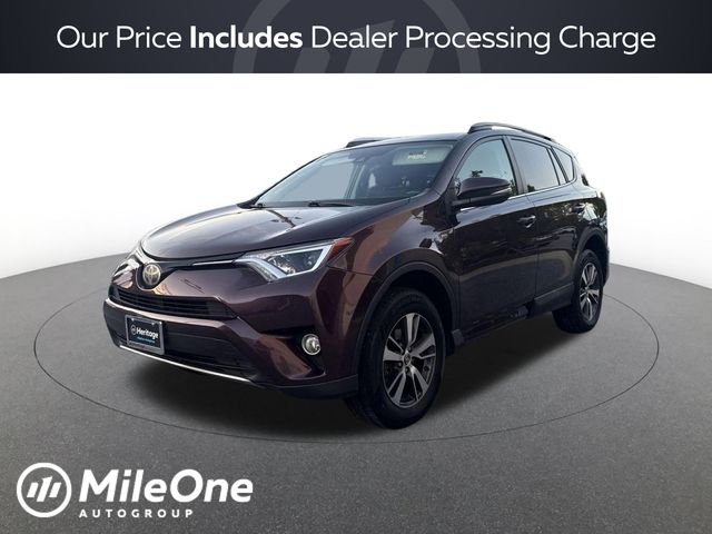 Black Currant 2018 Toyota RAV4 SUV / Crossover All-Wheel Drive 6-Speed Automatic