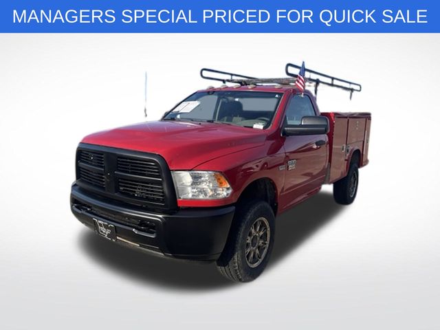 Flame Red Clearcoat 2012 RAM 2500 Pickup Truck Four-Wheel Drive 6-Speed Automatic