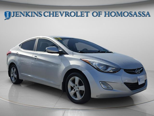 Shimmering Air Silver 2013 Hyundai Elantra GLS FWD Sedan Front-Wheel Drive 6-Speed Automatic Overdrive