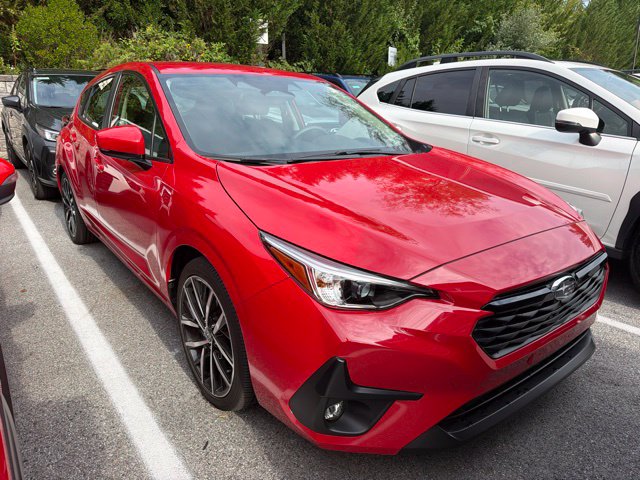 Pure Red 2025 Subaru Impreza Wagon All-Wheel Drive Continuously Variable Transmission