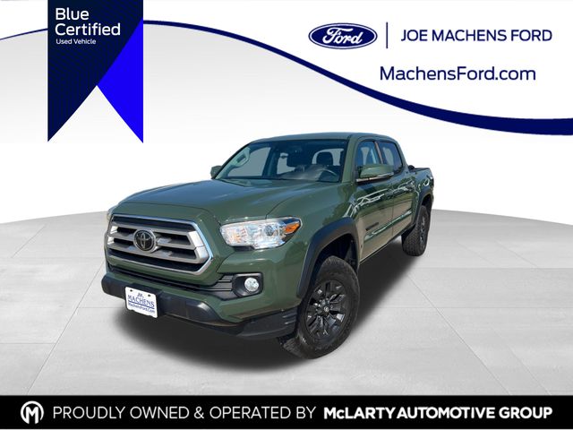 Army Green 2021 Toyota Tacoma Pickup Truck Four-Wheel Drive 6-Speed Automatic