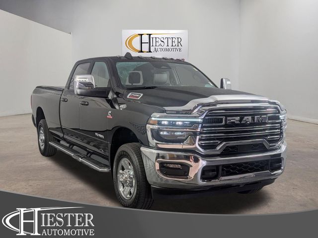Diamond Black Crystal Pearlcoat 2025 RAM 2500 Laramie Crew Cab LB 4WD Pickup Truck Four-Wheel Drive 8-Speed Automatic