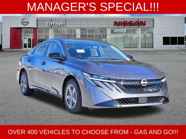 Gray (Gun Metallic) 2026 Nissan Sentra Sedan Front-Wheel Drive Continuously Variable Transmission