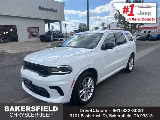 White 2024 Dodge Durango GT Premium AWD SUV / Crossover All-Wheel Drive 8-Speed Automatic