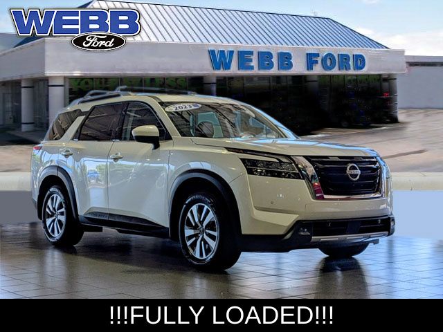 Glacier White 2023 Nissan Pathfinder SUV / Crossover All-Wheel Drive 9-Speed Automatic