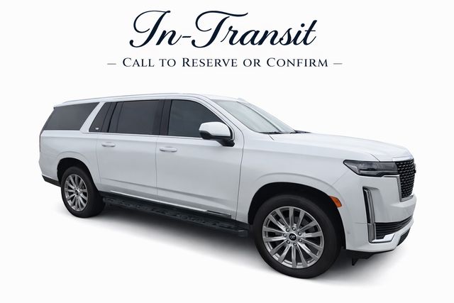 Crystal White Tricoat 2022 Cadillac Escalade ESV Premium Luxury 4WD SUV / Crossover Four-Wheel Drive