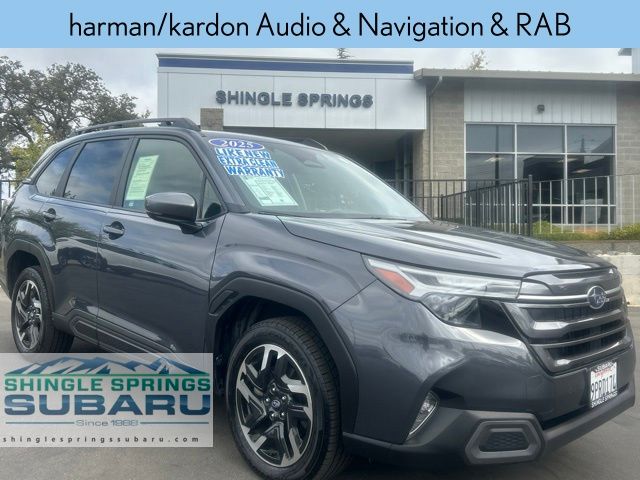 Magnetite Gray Metallic 2025 Subaru Forester SUV / Crossover All-Wheel Drive Continuously Variable Transmission