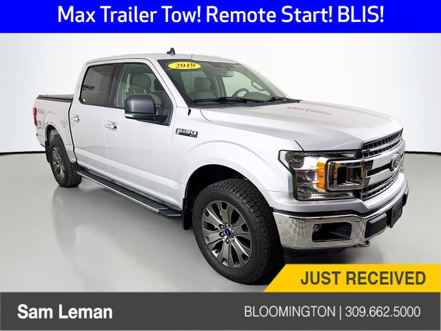 Ingot Silver 2019 Ford F-150 XLT SuperCrew 4WD Pickup Truck Four-Wheel Drive Automatic