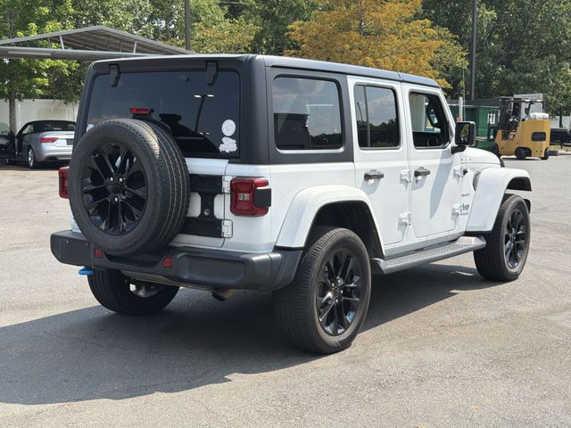Used 2022 White Jeep Unlimited Sahara 4xe image 4
