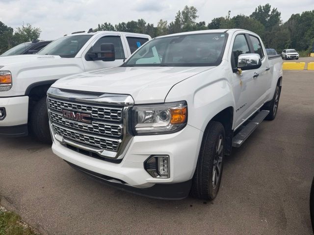 White 2021 GMC Canyon Pickup Truck Four-Wheel Drive 8-Speed Automatic