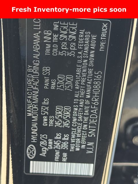 2024 Hyundai Santa Cruz Limited Black at Cook Ford