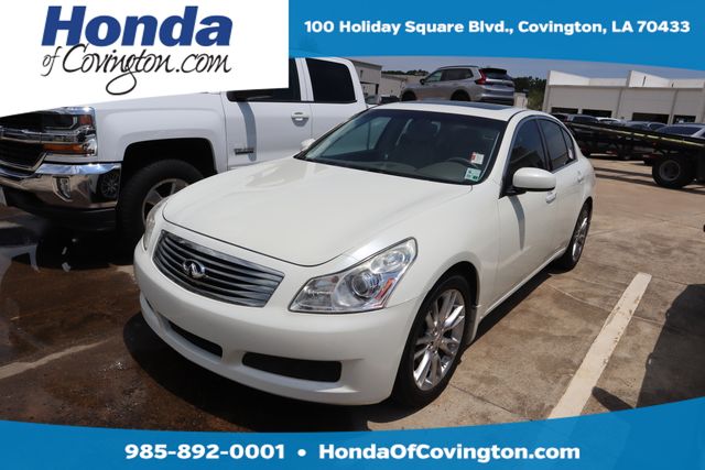 White (Ivory Pearl) 2007 INFINITI G35 Journey Sedan RWD Sedan Rear-Wheel Drive 5-Speed Automatic Overdrive