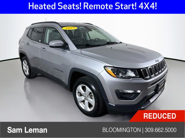 Billet Silver Metallic Clearcoat 2019 Jeep Compass SUV / Crossover Four-Wheel Drive 9-Speed Automatic