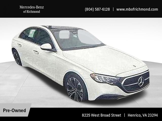 Polar White 2024 Mercedes-Benz E-Class E 350 4MATIC Sedan All-Wheel Drive 9-Speed Automatic