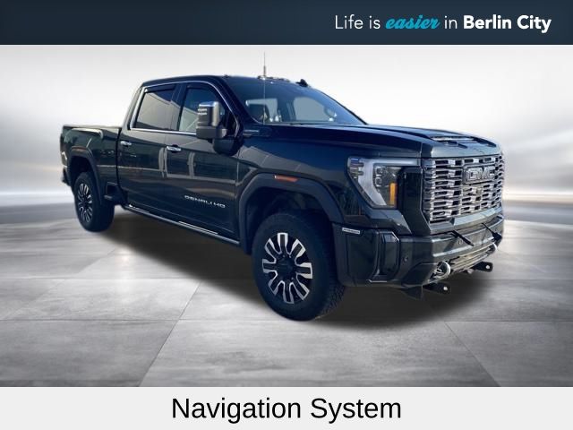 Onyx Black 2025 GMC Sierra 2500HD Denali Ultimate Crew Cab 4WD Pickup Truck Four-Wheel Drive Automatic