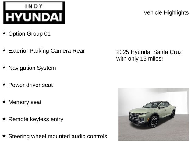 New 2025 Hyundai Santa Cruz For Sale in Indianapolis, IN