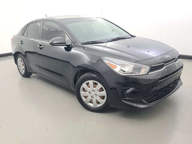 Aurora Black 2021 Kia Rio S FWD Sedan Front-Wheel Drive Continuously Variable Transmission