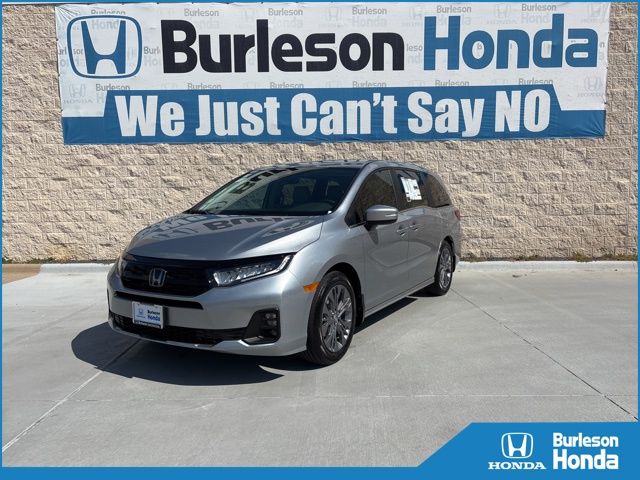 Solar Silver Metallic 2026 Honda Odyssey Touring FWD Minivan Front-Wheel Drive Automatic