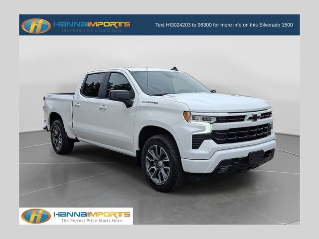 Summit White 2024 Chevrolet Silverado 1500 Pickup Truck Four-Wheel Drive Automatic