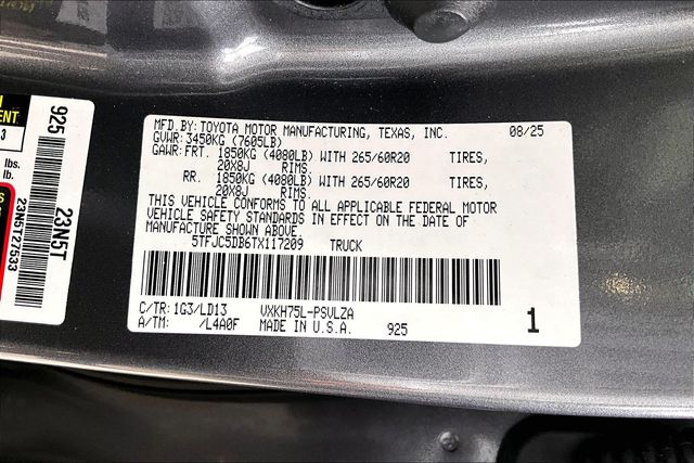 Used 2026 Toyota Tundra Hybrid Limited 4D CrewMax