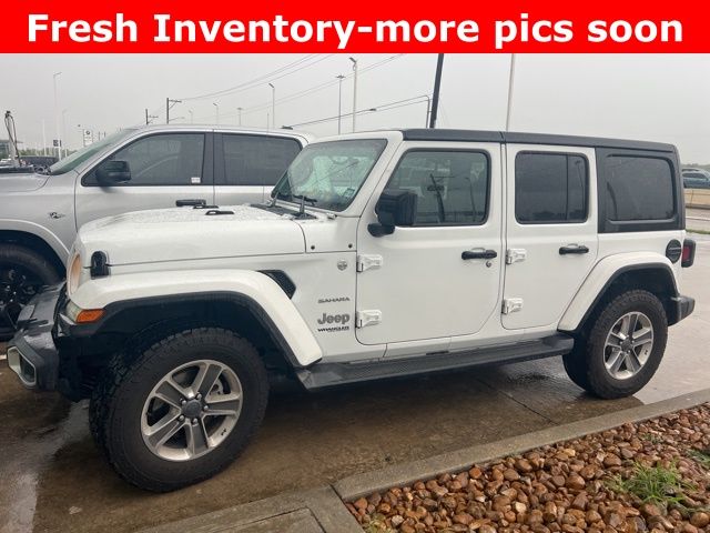 2020 Jeep Wrangler Unlimited Sahara White/off-white at Emmons Autoplex