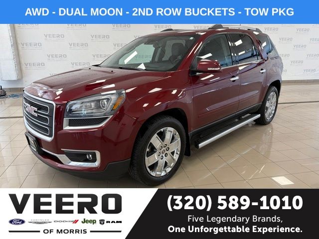 Crimson Red Tintcoat 2017 GMC Acadia SUV / Crossover All-Wheel Drive 6-Speed Automatic