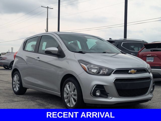Silver Ice Metallic 2017 Chevrolet Spark Hatchback Front-Wheel Drive Continuously Variable Transmission